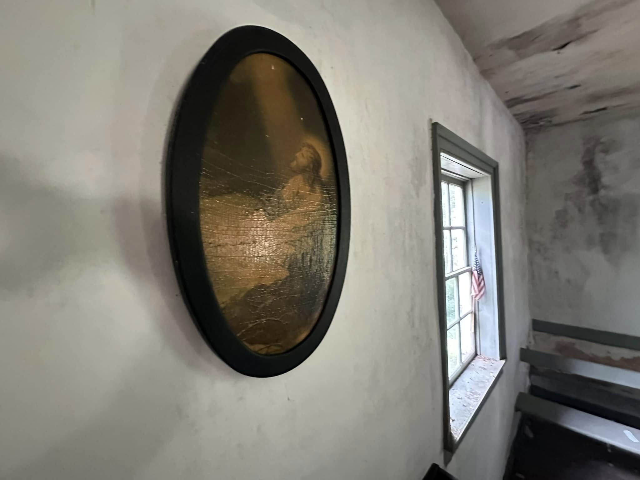 The Blair's Valley Log Church today