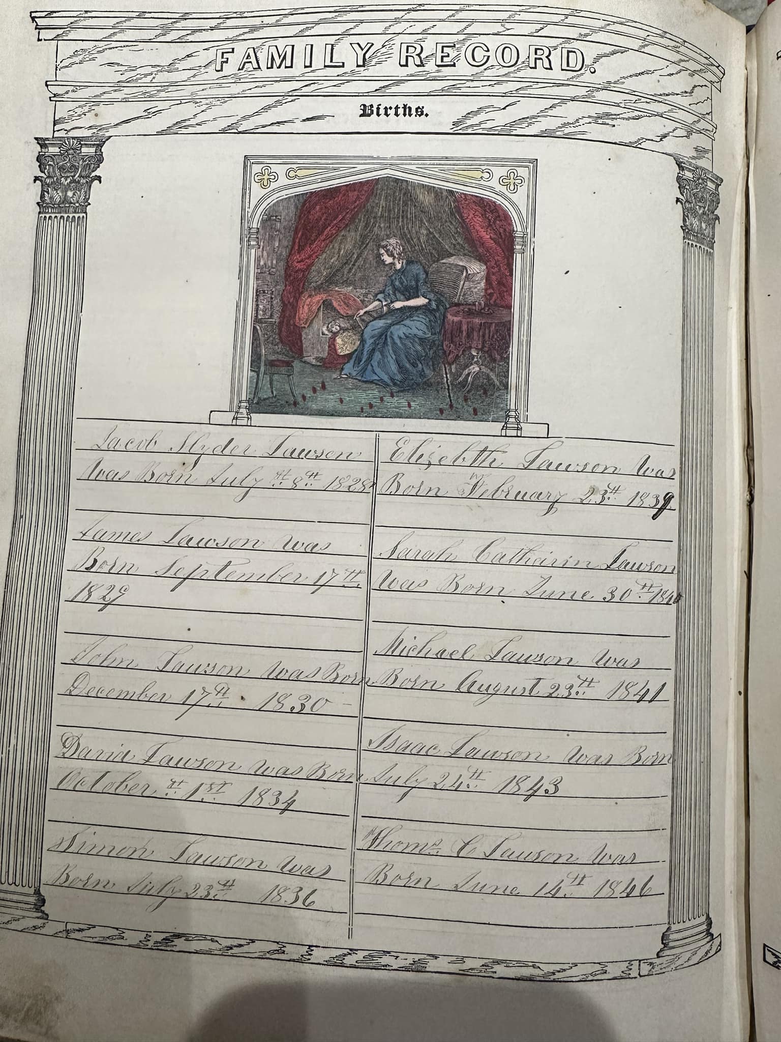 Lawson family Bible