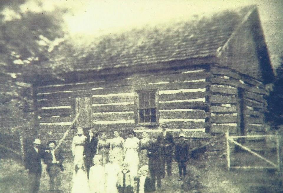 The 1844 Blair's Valley Log Church